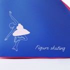 Сумка для роликовых коньков "FIGURE SKATING", 40*32*20 см, синий цвет - Фото 7