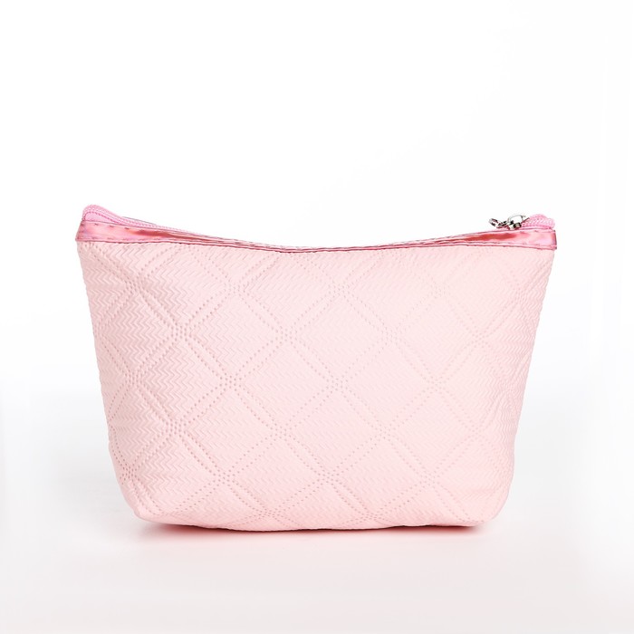 Косметичка-сумка Девушка, 23*7*14, отд на молнии, бледно розовый