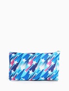 Косметичка-пенал на молнии, плоская, с рисунком «Комета», голубая - Фото 3