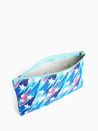 Косметичка-пенал на молнии, плоская, с рисунком «Комета», голубая - Фото 2