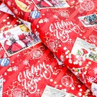 Бумага упаковочная глянцевая «Письмо от Санты », 70×100 см - Фото 2