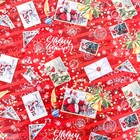 Бумага упаковочная глянцевая «Письмо от Санты », 70×100 см - Фото 3