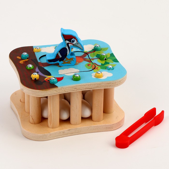 Магнитная рыбалка «Дятел и яички» 14.5×12×8 см - Фото 1