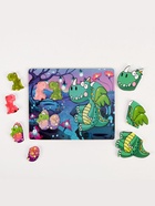 Рамка -вкладыш «Дракончики», 7 деталей, 0.5×24×20 см - Фото 3