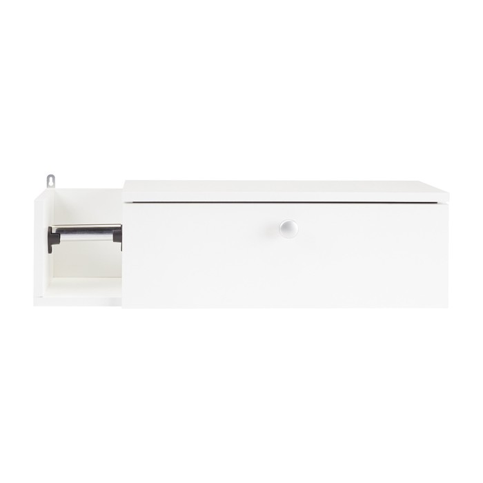 Шкаф-пенал Белый с бумагодержателем 21 х 20 х 70 см
