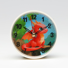 Часы - будильник настольные "Дракон", дискретный ход, циферблат d-8 см, 9.5 х 9.5 см, АА - фото 8630155