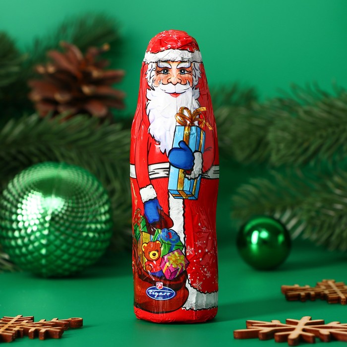 Шоколад фигурный "Санта Клаус", 40 г - Фото 1