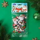 Шоколад фигурный "Рождественские" в пакете, 57 г - фото 23201110