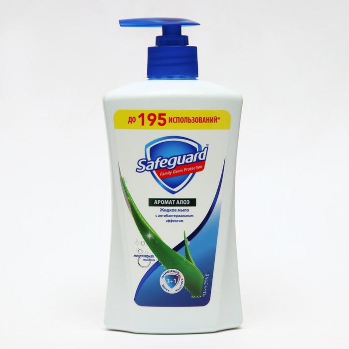 Жидкое мыло Safeguard с алоэ, 390 мл - Фото 1