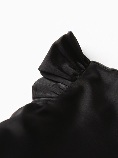 Платье нарядное для девочки MINAKU: PartyDress, чёрное, рост 92-98 см