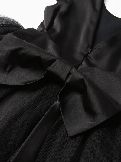 Платье нарядное для девочки MINAKU: PartyDress, чёрное, рост 92-98 см