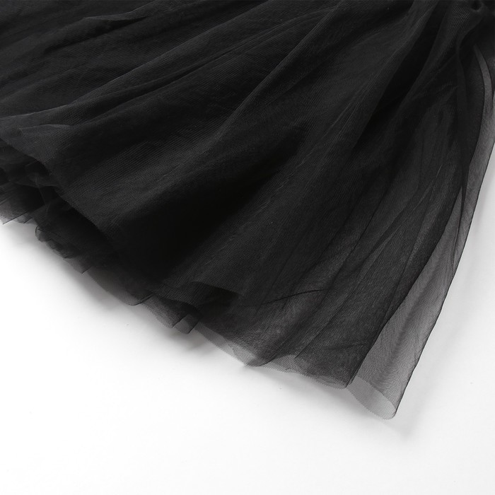Платье нарядное детское MINAKU: PartyDress, цвет чёрный, рост 104 см - фото 1926883852