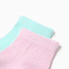 Носки детские Хлопок (2 пары), цвет мятный/ сиреневый, р-р 10-12 - Фото 3