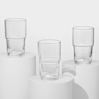 Набор стеклянных стаканов Hill, 440 мл, 3 шт - фото 320705762