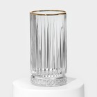 Набор стеклянных стаканов Elysia, 445 мл, 4 шт, с золотой каймой - Фото 2