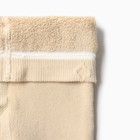 Колготки детские новогодние махровые, цвет молочный, рост 92-98 см 9784197