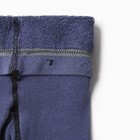 Колготки детские махровые, цвет джинс, рост 92-98 см - Фото 3