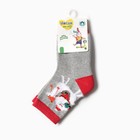 Носки махровые детские, цвет серый, размер 14-16 - Фото 3