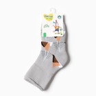 Носки махровые детские, цвет серый, р-р 18-20 (комплект 2 шт) - фото 23175290