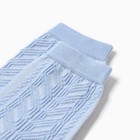 Носки женские шерстяные, цвет голубой размер 23-25 - Фото 2