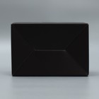 Коробка‒пенал, упаковка подарочная, «Черный», 22 х 15 х 10 см - фото 23348451