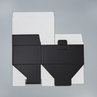 Коробка‒пенал, упаковка подарочная, «Черный», 22 х 15 х 10 см - фото 23348453