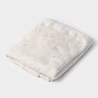 Салфетка - тряпка хозяйственная Доляна, 80×100 см, плотность 180 г/м, строчка 2,5 мм, с оверлоком, белая - Фото 1