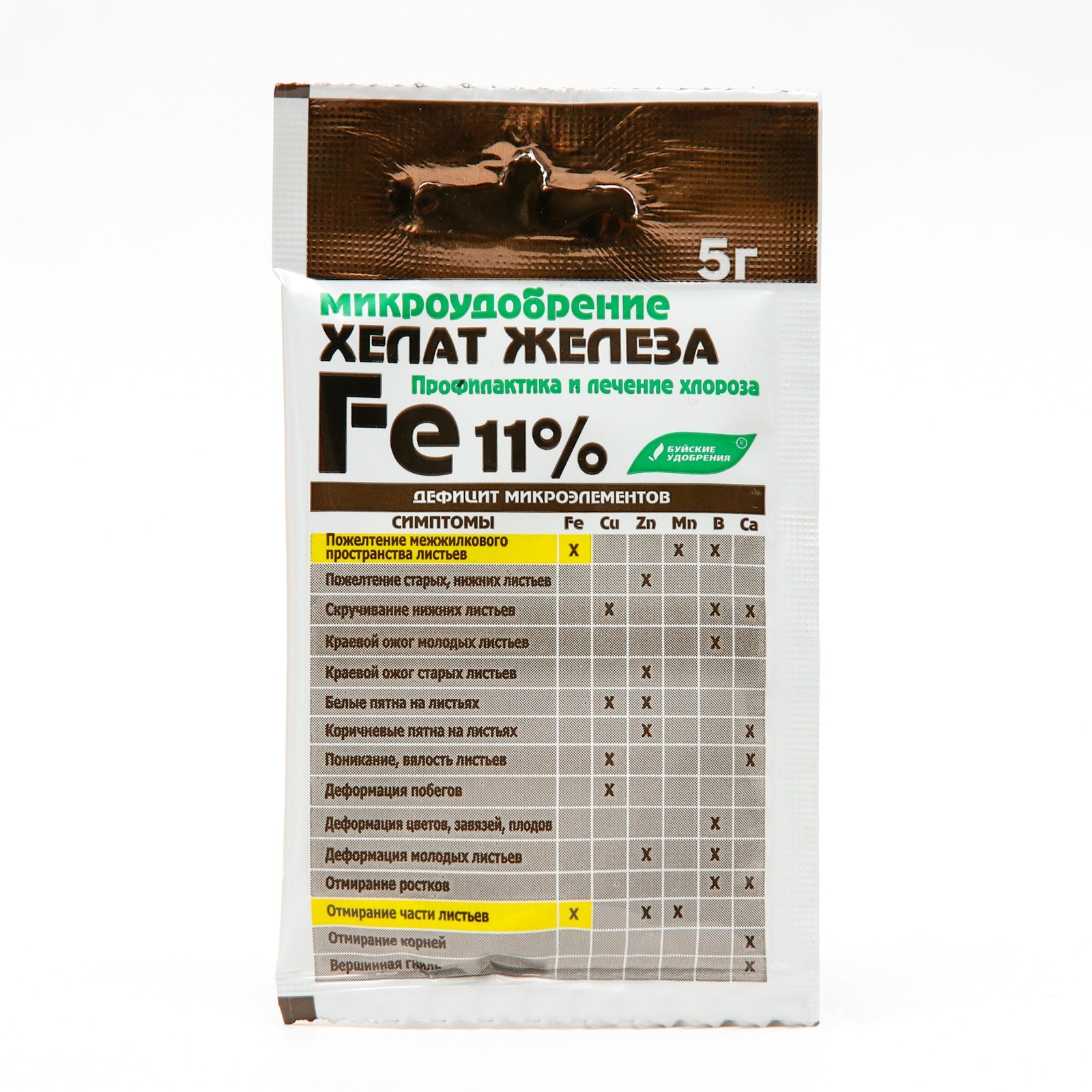 Микроудобрение "Хелат Железа", 5 г (10154704) - Купить по цене от 26.10 ...