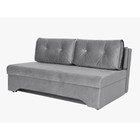 Прямой диван «Твист 3», механизм еврокнижка, велюр, цвет графит - Фото 2