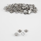 Кнопка рубашечная, закрытая, d = 10,5 мм, цвет никель, цена за 1 штуку - Фото 2