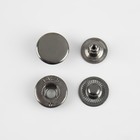 Кнопка установочная, Альфа (S-образная), d = 15 мм, цвет чёрный никель - Фото 3