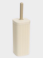 Набор для ванной комнаты 7 предметов, корзина 4 шт., корзина для белья, ведро для мусора, ёрш, бежевый - Фото 4