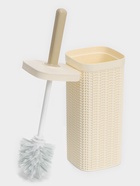 Набор для ванной комнаты 7 предметов, корзина 4 шт., корзина для белья, ведро для мусора, ёрш, бежевый - Фото 5