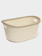 Набор для ванной комнаты 7 предметов, корзина 4 шт., корзина для белья, ведро для мусора, ёрш, бежевый - Фото 8