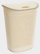 Набор для ванной комнаты 7 предметов, корзина 4 шт., корзина для белья, ведро для мусора, ёрш, бежевый - Фото 9