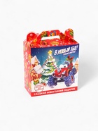 Сладкий детский новогодний подарок «Машинки»: конфеты 500 г, открытка - Фото 4