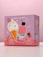 Подарочный набор косметики SWEET GIFT, гель для душа 300 мл и мочалка, Чистое счастье 9871217 - фото 319788333