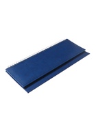 Планинг недатированный, 56 листов, на гребне, искусственная кожа, синий - Фото 2