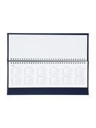 Планинг недатированный, 56 листов, на гребне, искусственная кожа, синий - Фото 12