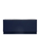 Планинг недатированный, 56 листов, на гребне, искусственная кожа, синий - фото 59361140