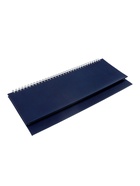 Планинг недатированный, 56 листов, на гребне, искусственная кожа, синий - Фото 8