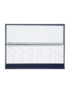 Планинг недатированный, 56 листов, на гребне, искусственная кожа, синий - Фото 9