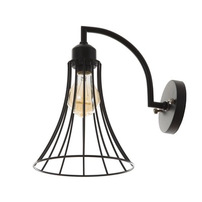 Бра «Чилли» Е27 40 Вт черный 18×18×19 см