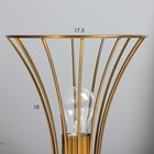 Настольная лампа «Чилли» Е27 40 Вт золото 18×18×19 см RISALUX - Фото 3