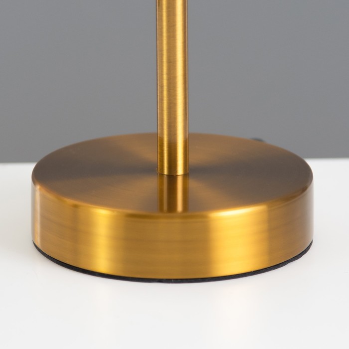 Настольная лампа "Чилли" Е27 40Вт золото 18х18х29см RISALUX - фото 1926884712