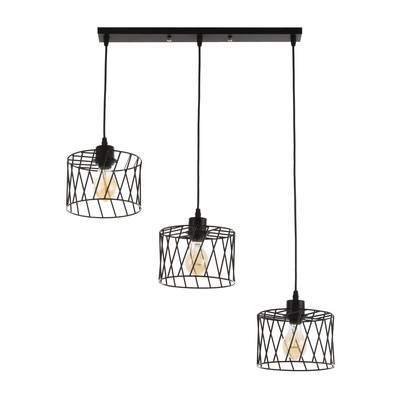 Светильник BayerLux «Румбо»3х Е27 40 Вт черный 18×50×12-112 см