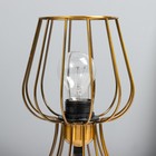 Настольная лампа «Фрейя» Е27 40 Вт золото 16×16×23 см RISALUX - Фото 3