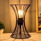 Настольная лампа "Анетта" Е27 40Вт черный 16х16х23см RISALUX - Фото 2