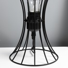 Настольная лампа "Анетта" Е27 40Вт черный 16х16х23см RISALUX - Фото 5