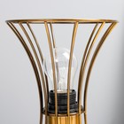 Настольная лампа "Анетта" Е27 40Вт золото 16х16х23см RISALUX - Фото 3